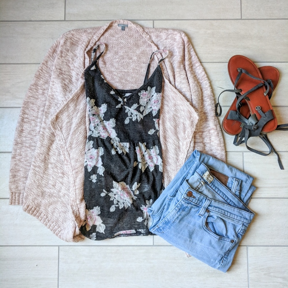 Light pink cardigan